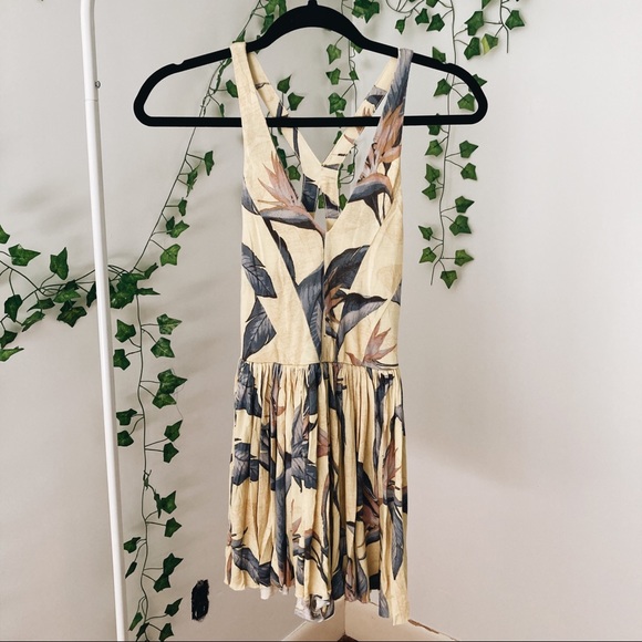 Urban Outfitters Pants - Urban Outfitters Yellow Floral Romper